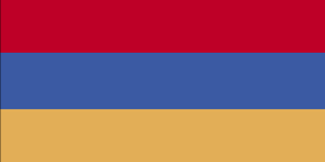De vlag van Armenië