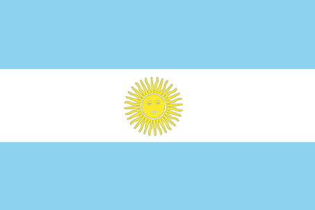 De vlag van Argentinië