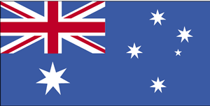 De vlag van Australië