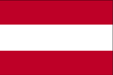 De vlag van Oostenrijk