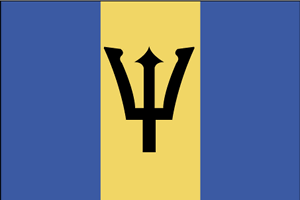 De vlag van Barbados