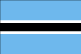 De vlag van Botswana