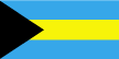 De vlag van Bahama's