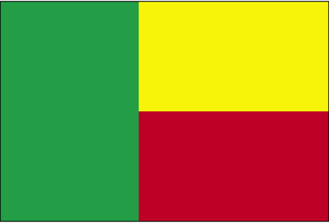 De vlag van Benin