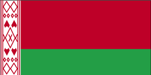 De vlag van Wit-Rusland