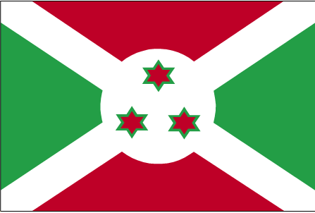 De vlag van Burundi