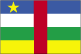 De vlag van Centraal-Afrikaanse Republiek