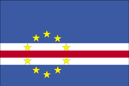 De vlag van Kaapverdië