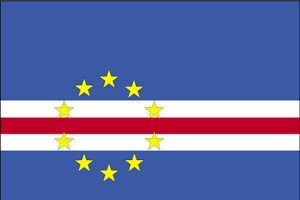 De vlag van Kaapverdië