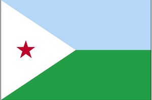 De vlag van Djibouti