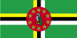 De vlag van Dominica