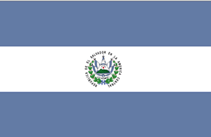 De vlag van El Salvador