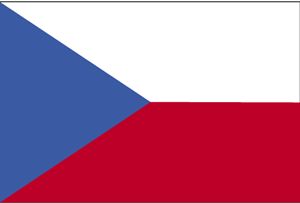 De vlag van Tsjechië