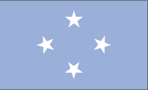 De vlag van Micronesia
