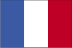 De vlag van Frankrijk