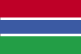 De vlag van Gambia