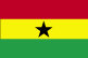 De vlag van Ghana