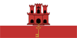 De vlag van Gibraltar