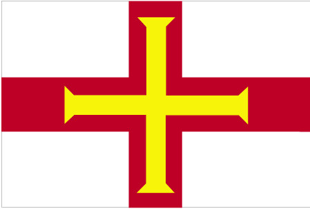 The flag of Guernsey