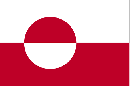 De vlag van Groenland