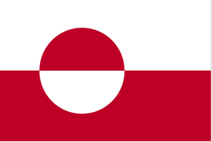 De vlag van Groenland