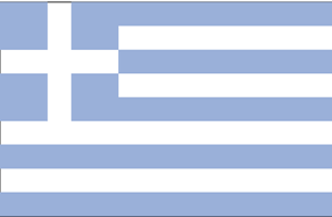 De vlag van Griekenland