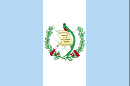 De vlag van Guatemala
