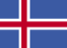 De vlag van Ijsland