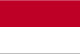 De vlag van Indonesië