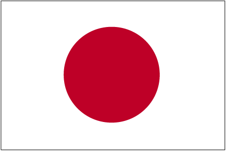 De vlag van Japan