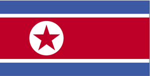 De vlag van Noord-Korea