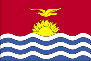 De vlag van Kiribati