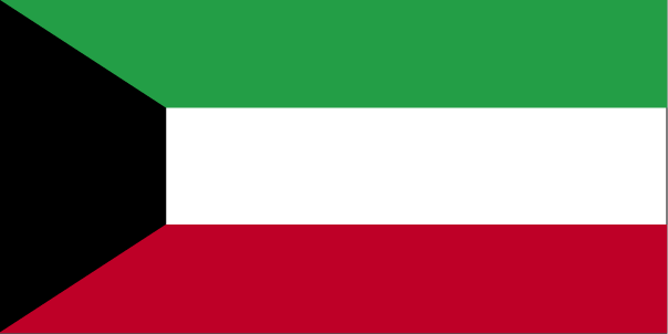 De vlag van Koeweit