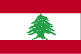 De vlag van Libanon