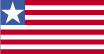 De vlag van Liberia