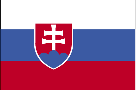 De vlag van Slowakije