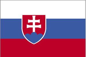 De vlag van Slowakije