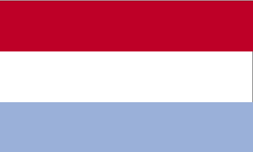 De vlag van Luxemburg