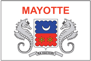 The flag of Mayotte