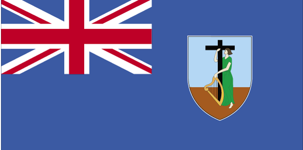 De vlag van Montserrat
