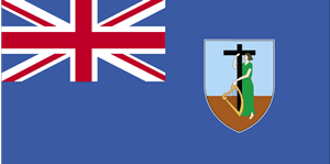 De vlag van Montserrat