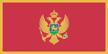 De vlag van Montenegro
