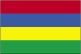 De vlag van Mauritius