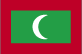De vlag van Maldiven