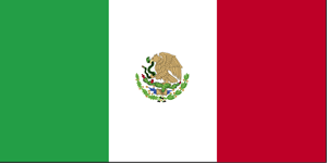 De vlag van Mexico