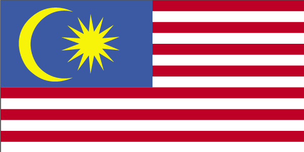 De vlag van Maleisië
