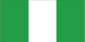 De vlag van Nigeria