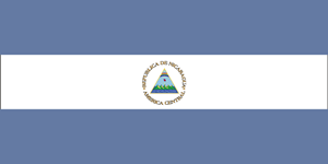 De vlag van Nicaragua
