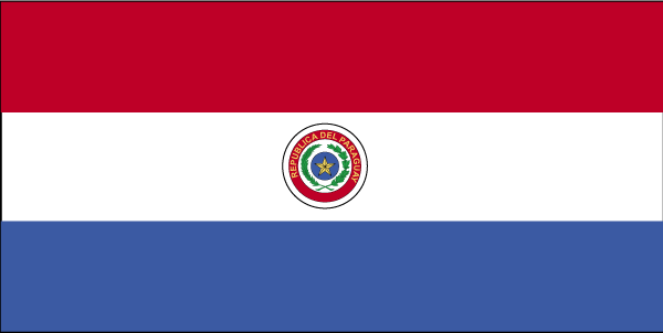 De vlag van Paraguay