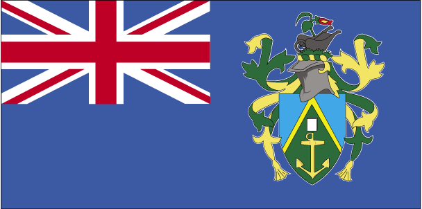 The flag of Pitcairn Islands
